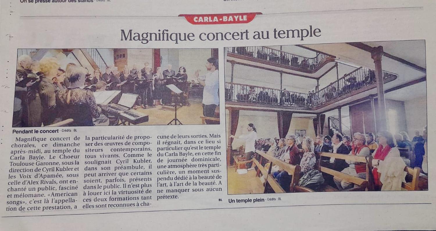 Concert Carla Bayle