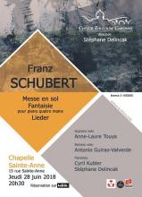 Concert Franz Shubert et Lieder